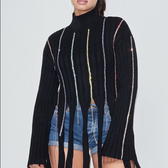 Rhinestone Sweater - Picture 2 of 4